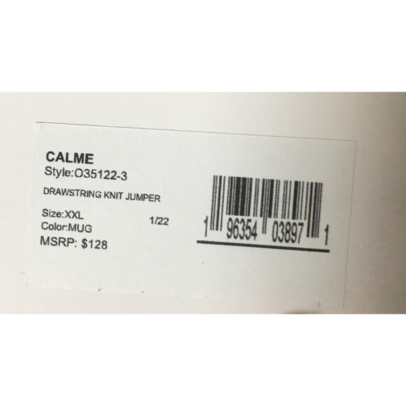 Johnny Was Calme Jumper Women's Size XXL Drawstring Knit Jumpsuit - Picture 7 of 8